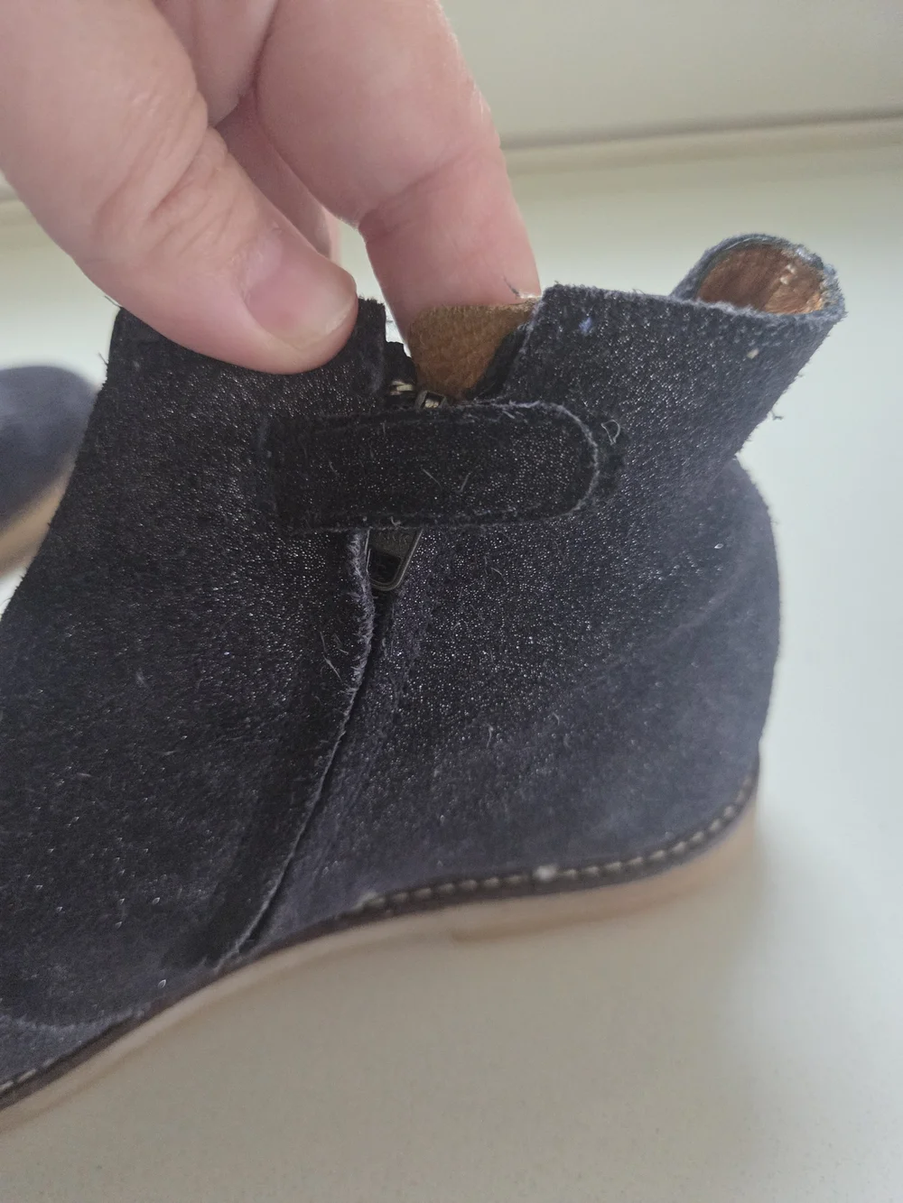 Pom D'Api Black Sparkle Ankle Boots for Kids